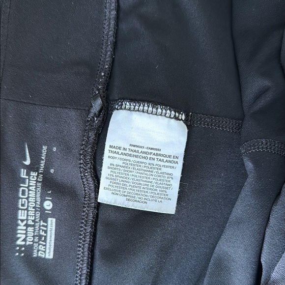 Nike Black Skirt Athletic Skort with Zip Pockets Golf Tennis Sz L - Picture 14 of 14